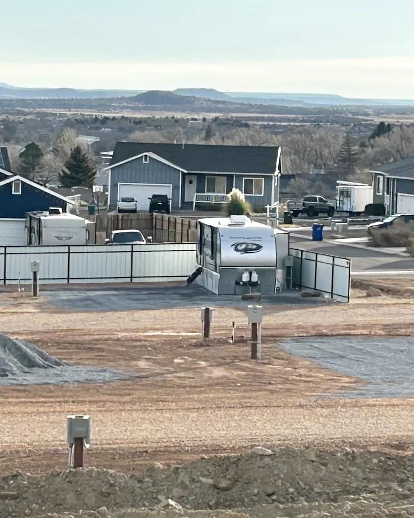 RV spaces at Silver Creek Luxury RV Resort in Taylor, Arizona